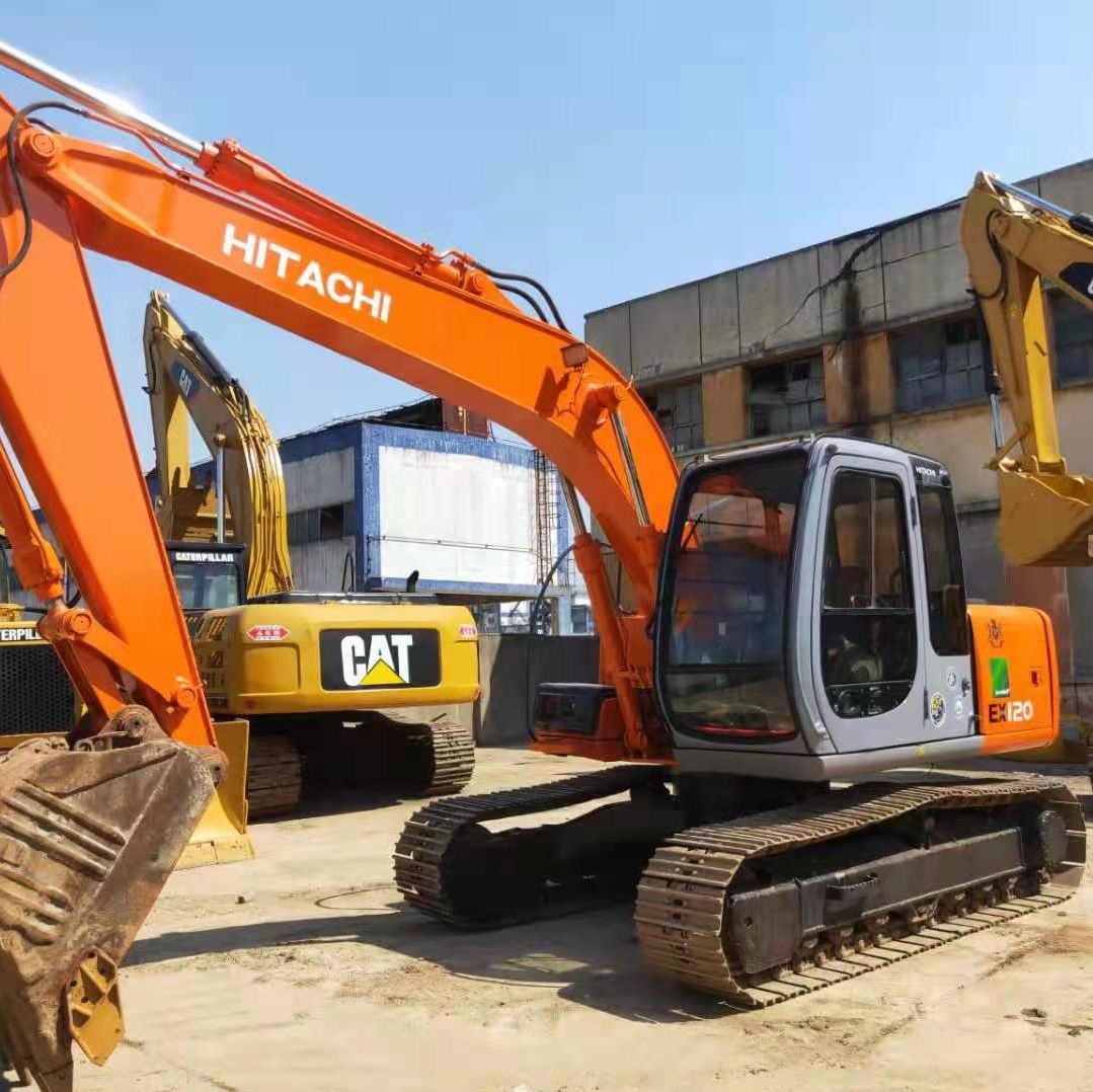Япония оригинальная б/у hitachi EX120-5 экскаватор гусеничный экскаватор для продажи