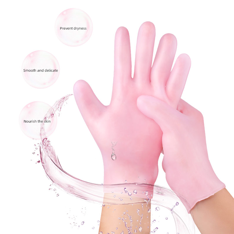 Moisturizing Spa Gloves OverNight Bedtime Gel Gloves Heal Eczema Cracked Dry Skin for Repair Treatment