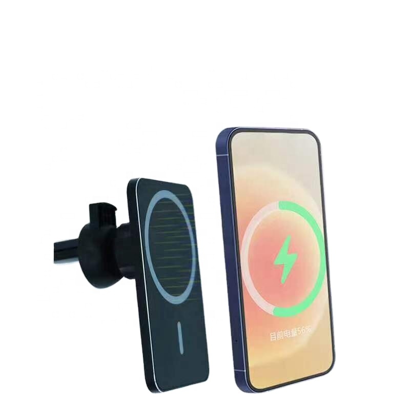 15W wireless car charger compatible with iPhone 12 series MagSafe automatic magnetic Qi fast Phone case charge