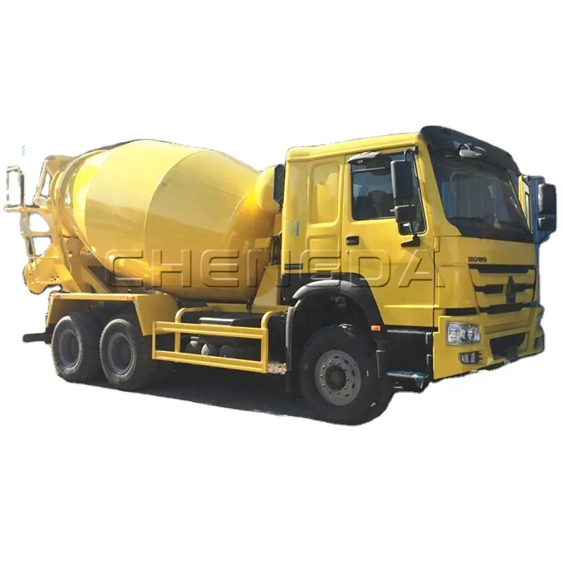 Hot Used Mini 3 Axles HOWO Cement Mixer Truck Pump Truck Concrete Truck For Sale