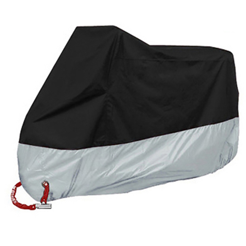 Motorcycle cover, XXL yards waterproof motorcycle cover outdoor indoor scooter protection article with four reflectors, suitable