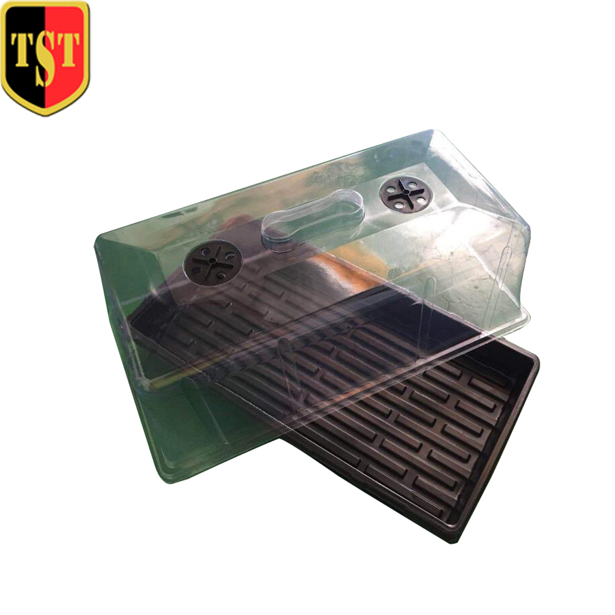Wholesale garden plastic transparent seed tray seedling tray cover