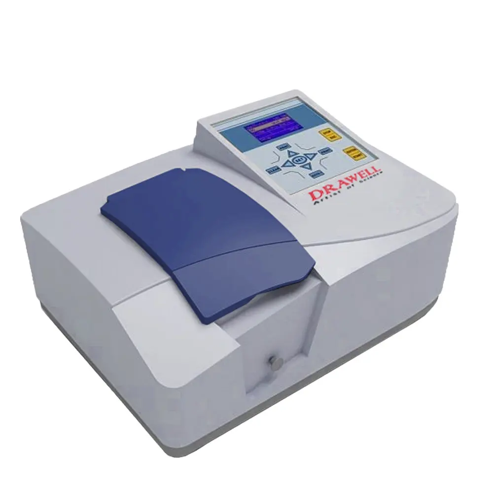 Hot Sale Laboratory UV Visible Spectrophotometer Single Beam UV Vis Spectrophotometer Types