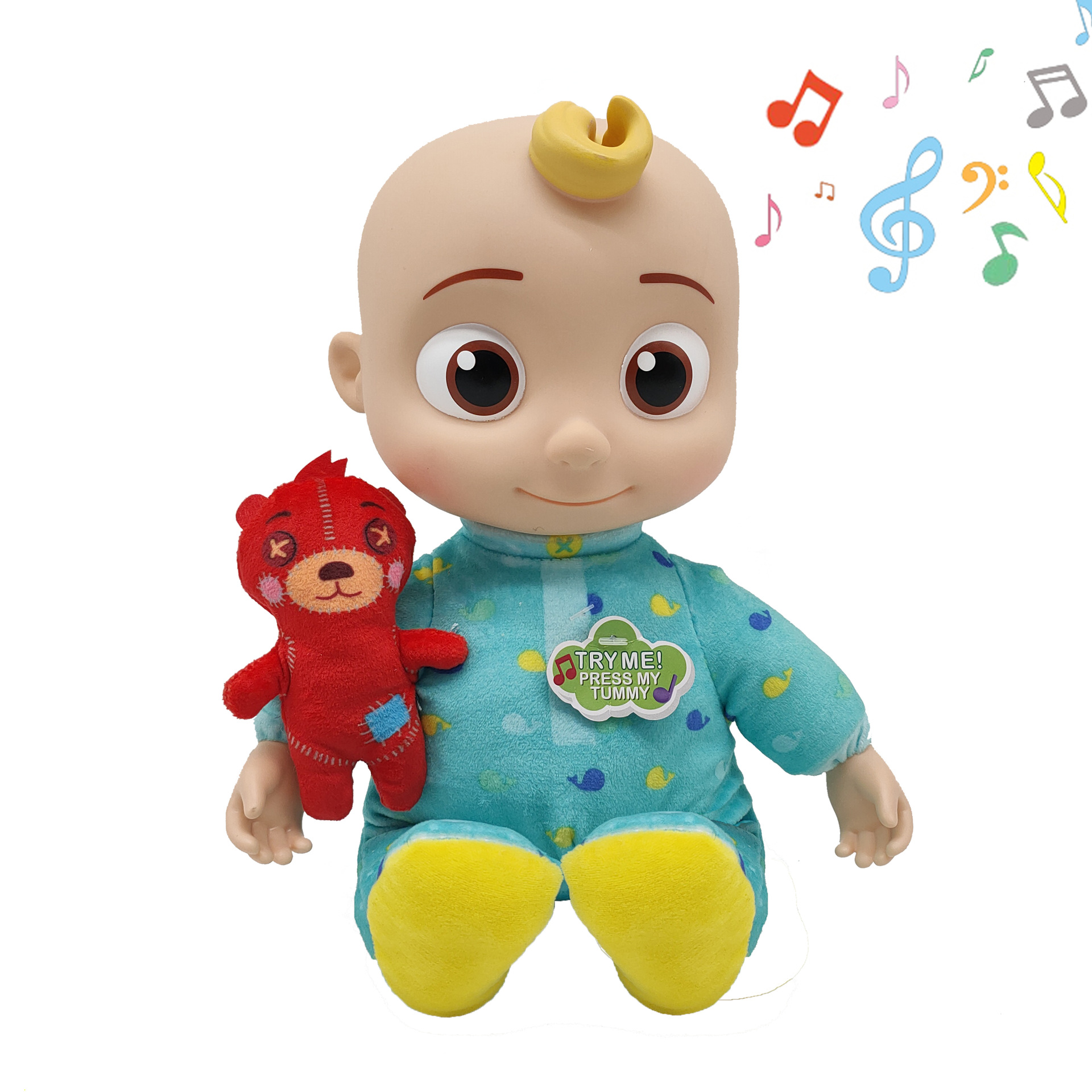 T102 Лидер продаж мультфильм ТВ серия Мягкая кукла кокомеон игрушки Горячая Распродажа петь комеон JJ маленький мальчик плюшевые игрушки детские игрушки с музыкой