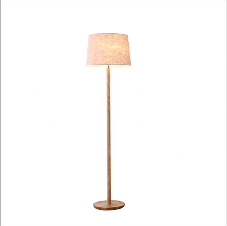 Simple Morden living room wooden cloth Floor Light