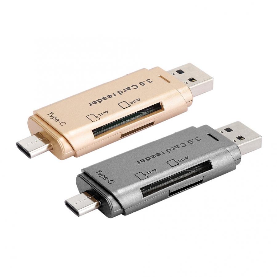 Super Speed USB 3,0 Type-c SD/устройство для считывания с tf-карт адаптер оптовая продажа Высокое качество USB 3,0 OTG кард-ридер