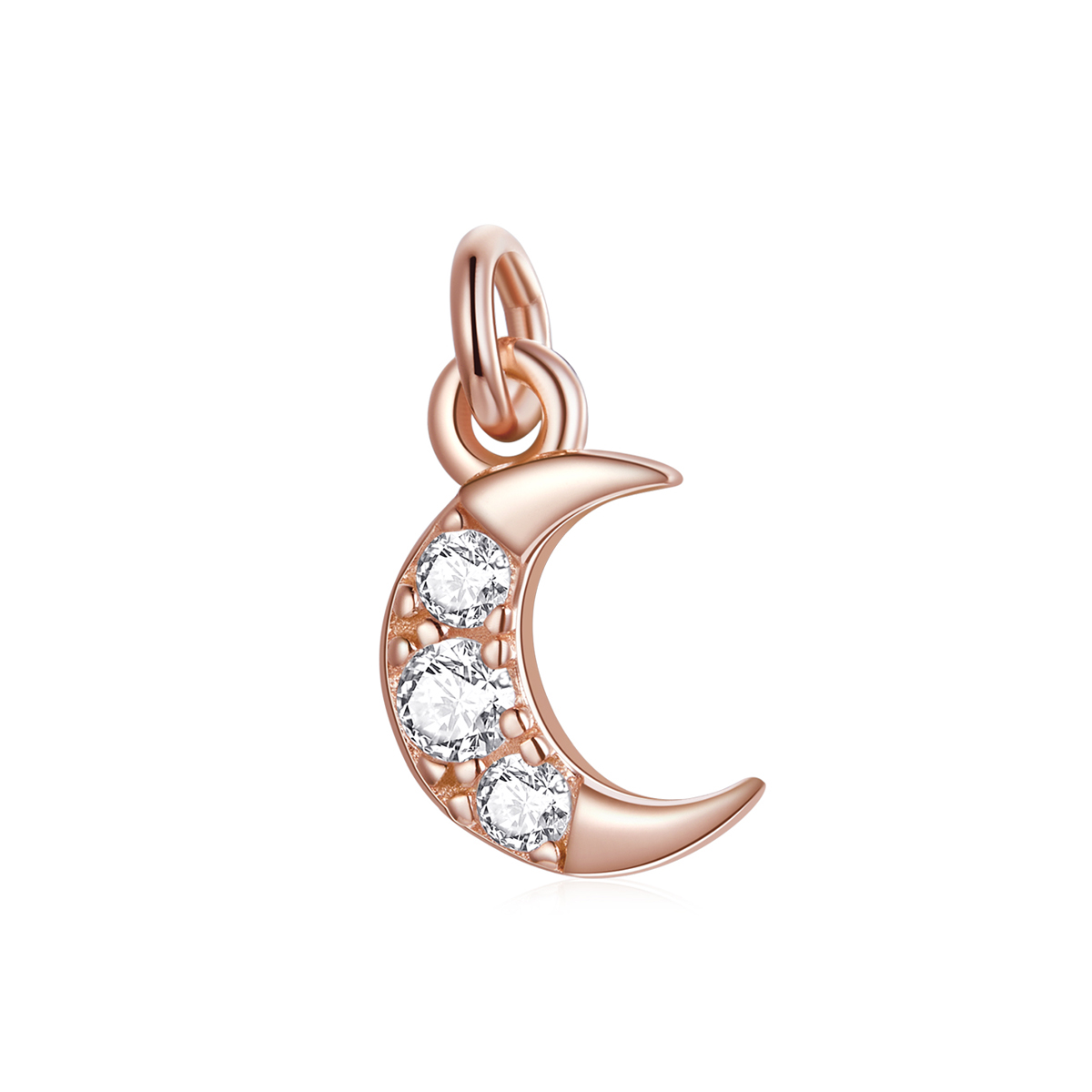 Rose gold 925 Sterling Silver Fashion DIY Beaded Bracelet Jewelry Accessories