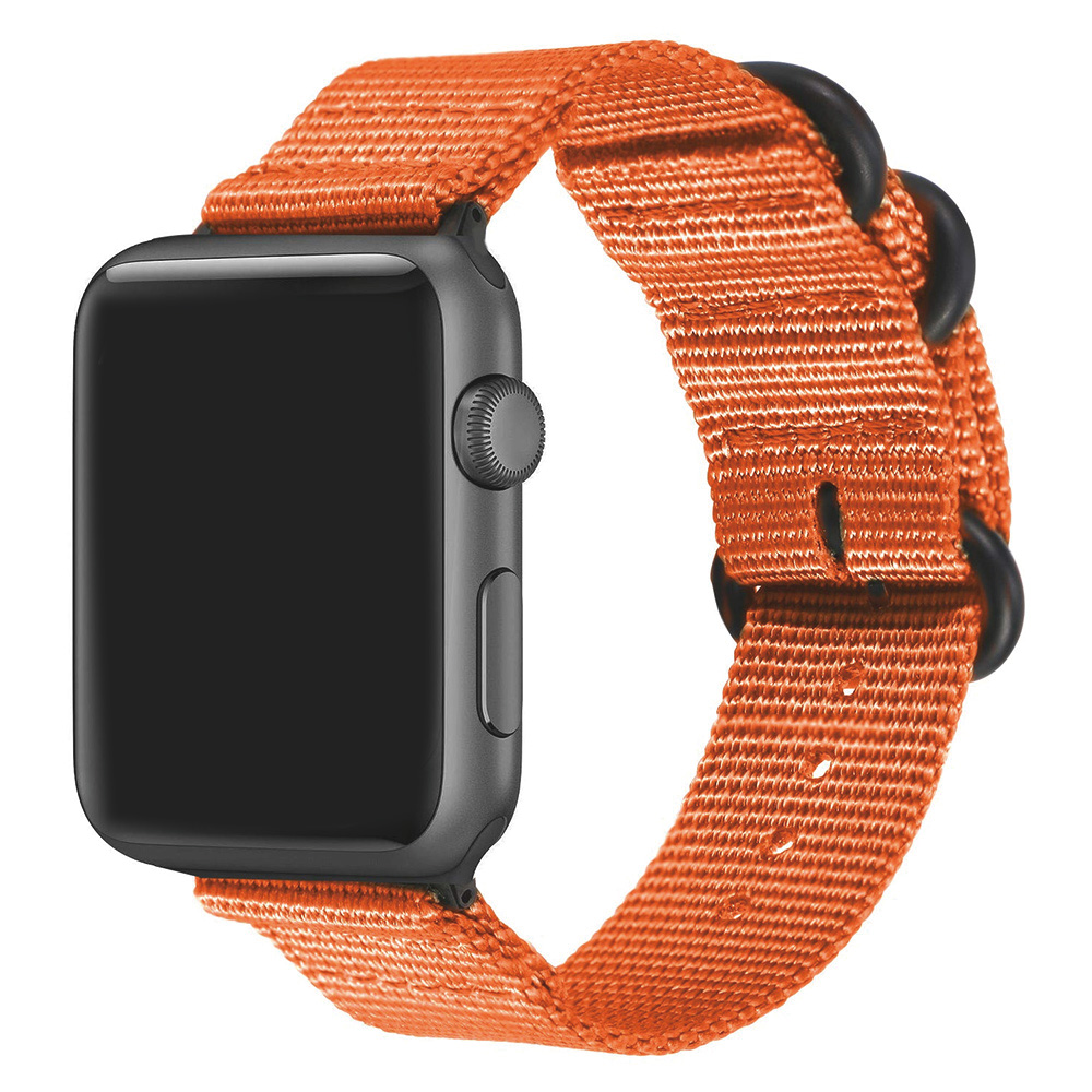 Нейлоновый спортивный ремешок для Apple Watch, регулируемый ремешок для iWatch 38 40 42 44 мм, в наличии