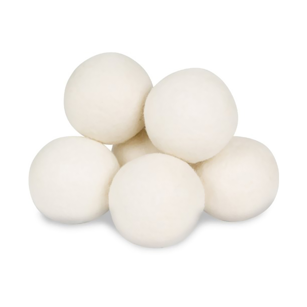 Natural organic 100% wool dryer balls laundry chemical unscented wool dryer ball