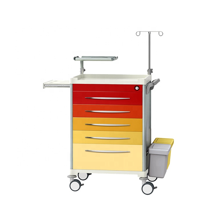 Medical hospital trolley hospital equipment dressing trolley storage trolleys for hospital