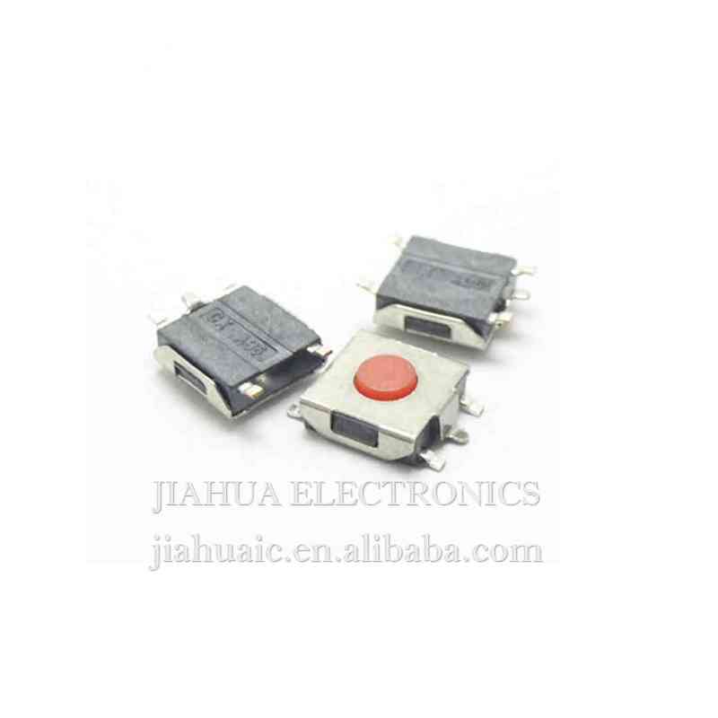 Сенсорный экран Микровыключатель Переключатель патч 6.2X6.2X2.5MM плоской 4-контактный к высоким температурам