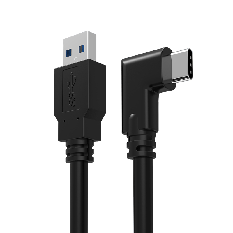 2-х канальный кабель VR Oculus Quest, 16 футов, 90 градусов, прямой угол, Usb 3,2, Gen1, Тип C, кабель для VR Oculus вопросы 2, соединительный кабель