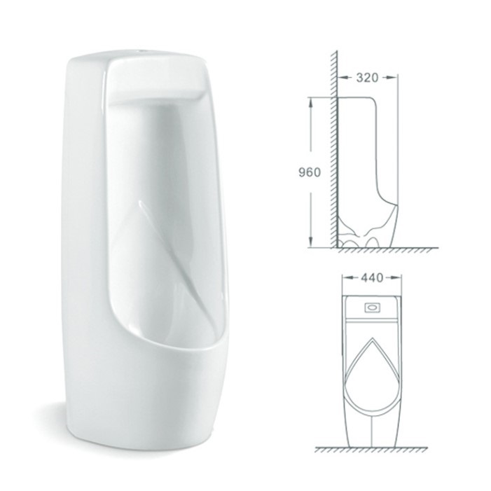 Economical custom design porcelain water-saving toilet men toilet wc urinal