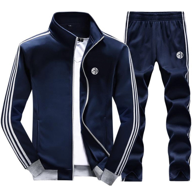Men cotton custom tech fleece tracksuits / Sports Track Suit 100% Polyester Mens Tracksuit