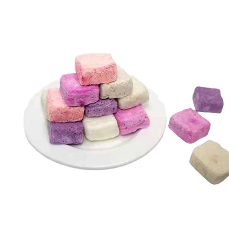 Healthy Chinese Freeze-dried Fruit Snacks Food Frozen Dried Yogurt Fruit Cube Dry Snacks