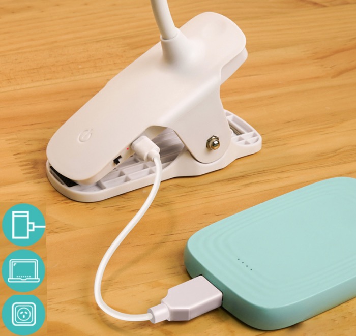 3 шаг затемнения настольное освещение USB Перезаряжаемый Рабочий стол свет клип держатель настольные лампы для чтения