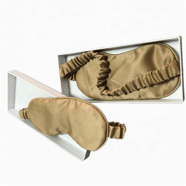 Luxury Washable Sleep Mask anti-wrinkle copper ion gold eye mask Customized for better sleeping