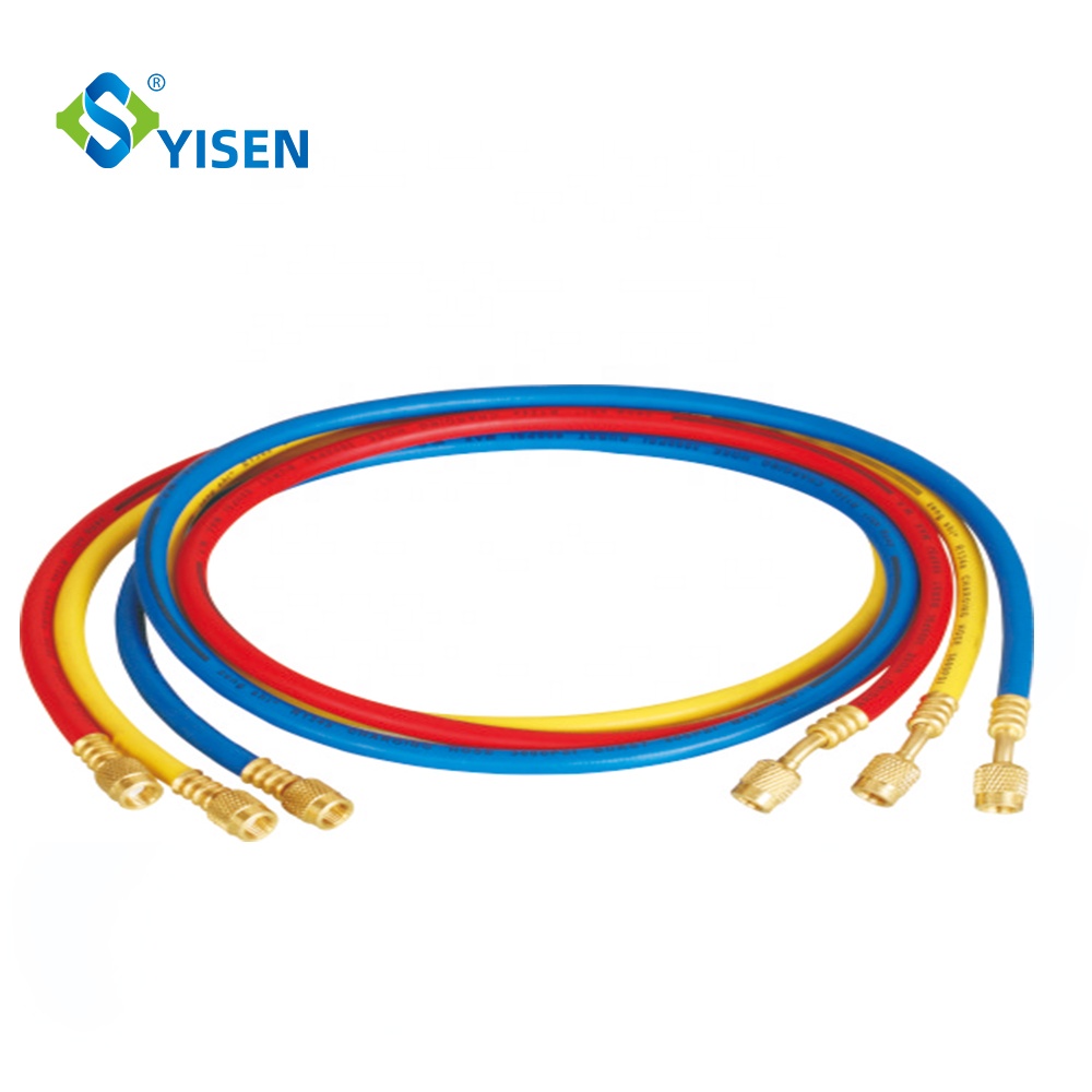 800 PSI Manifold Gauge Set AC Refrigeration Charging Hoses