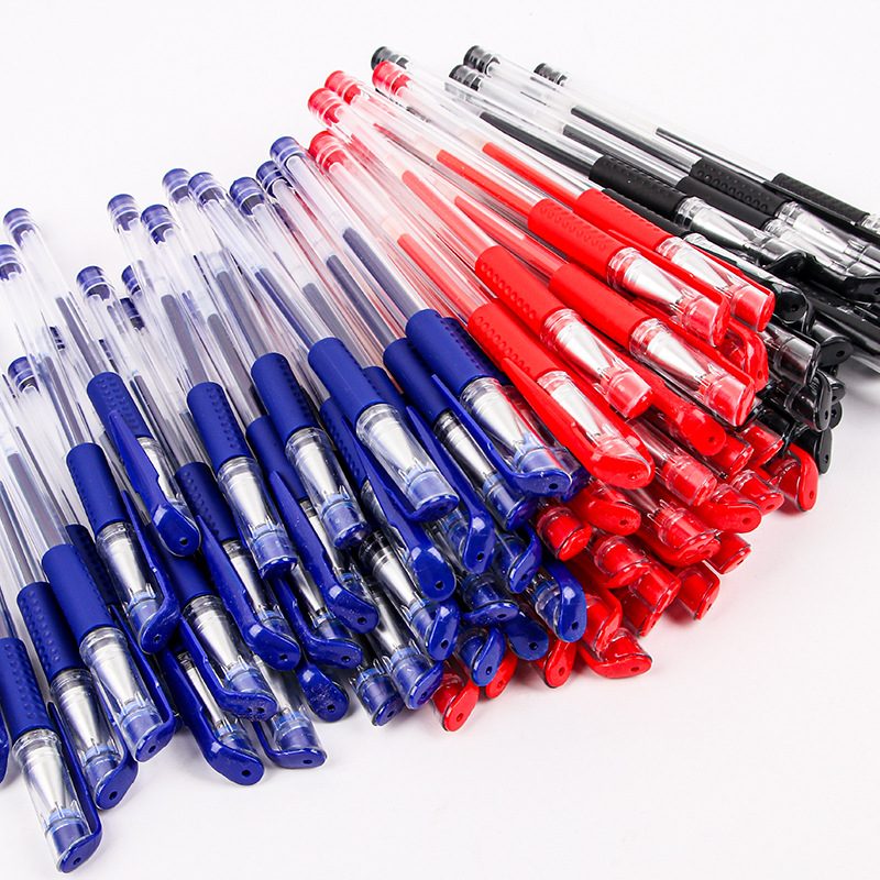 School Supplies Wholesale Fountain Neutral Pen Office Black Signature Pen 0.5mm Bullet Head Neutral Pen