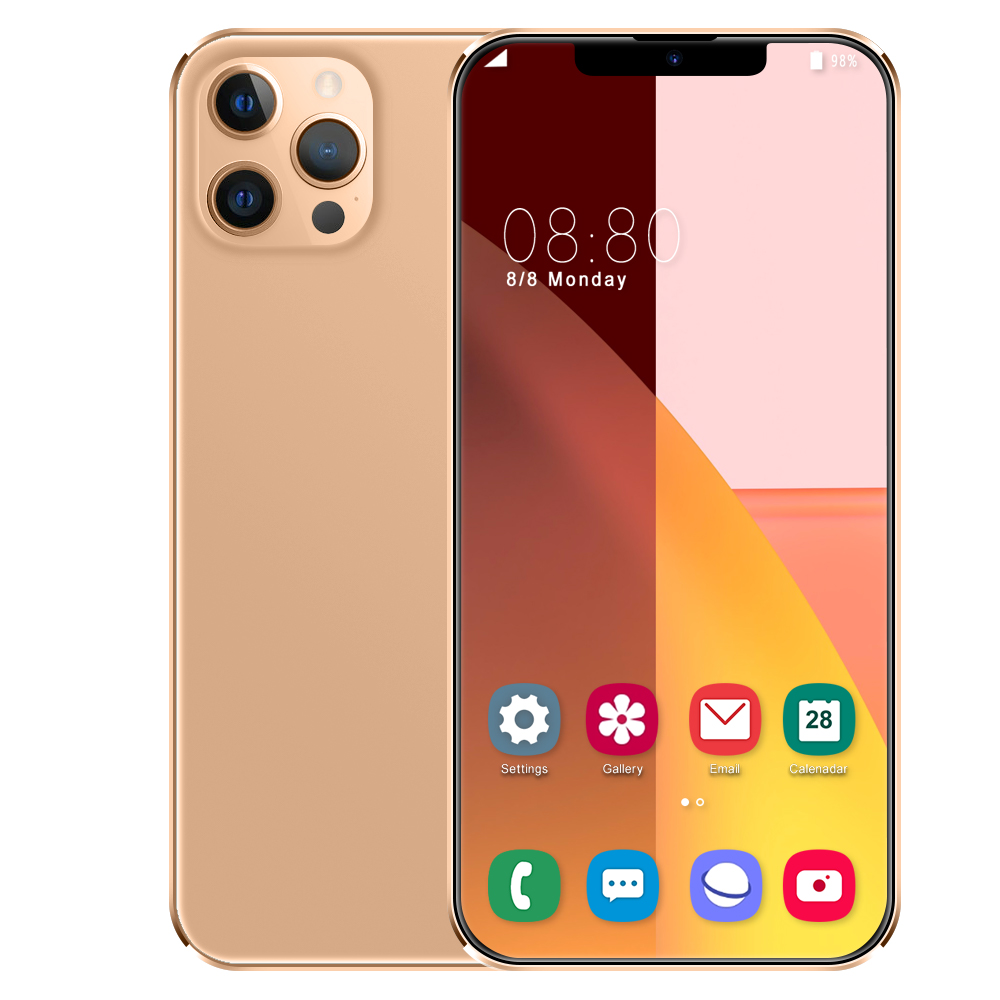 I12 Pro max 8 ГБ + 256 ГБ 13 МП + 24 МП 6,5 дюймов новый сотовый телефон Android Мобильные телефоны 4G 5G смартфон