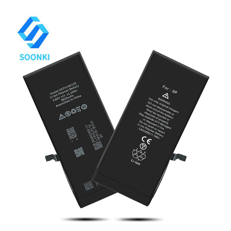 Cellphone batterie for iphone 8 plus ,replacement for iphone 8plus, 0 cycle battery manufacturer for iphone,