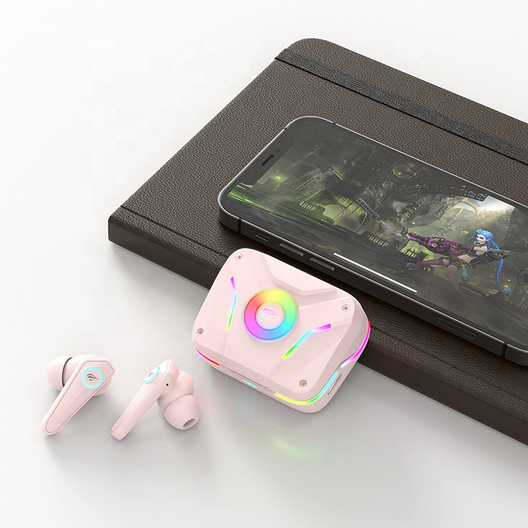 Tw952 Handsfree Enc Noise Cancelling Ear Phone Wireless Earbuds Rgb Gaming Tws 5.0 Wireless Ear Buds Earbuds Headphone Earphones