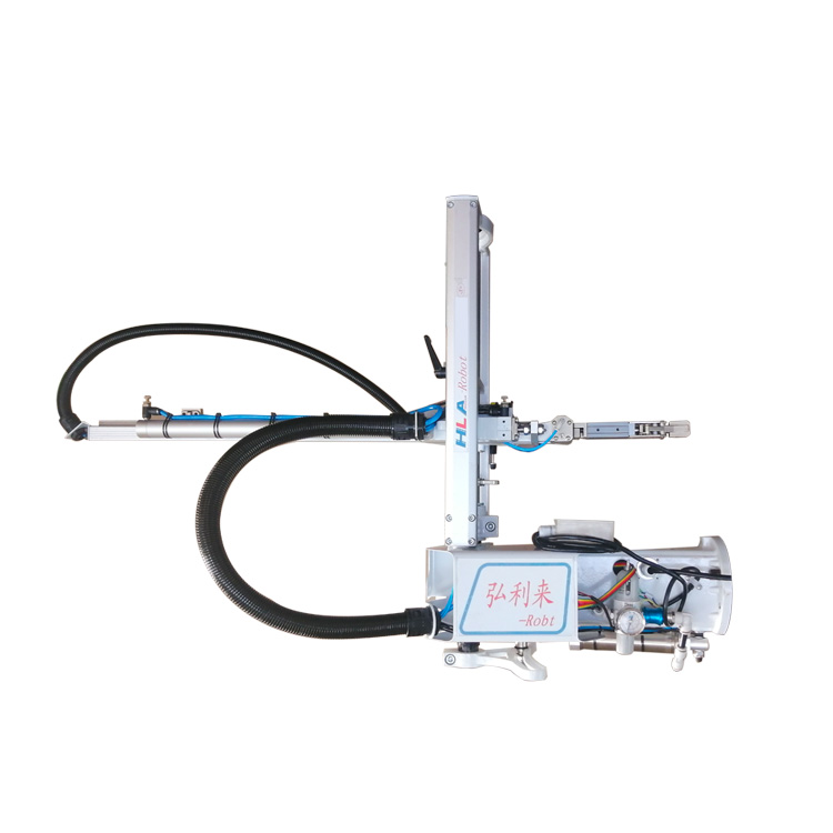pneumatic manipulator for vertical injection molding machine single arm