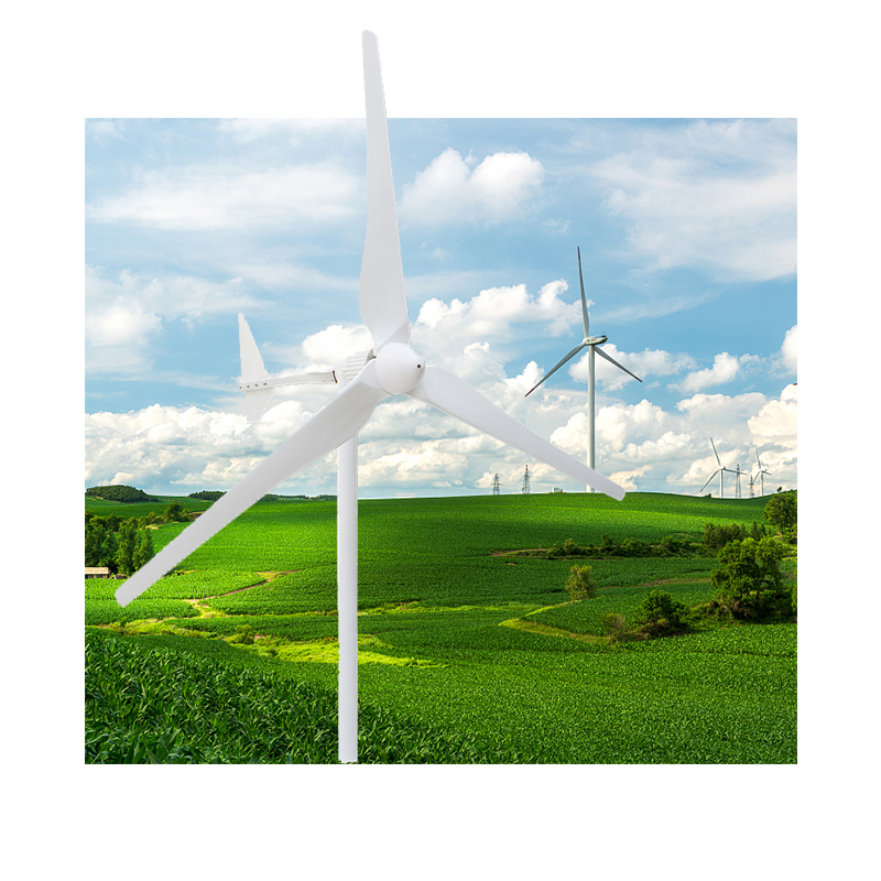 Alternative Energy Generators Horizontal Wind Turbine SK 6KW 8KW 48V 96V 220V 380V CE White PMG Wind Generator 10KW