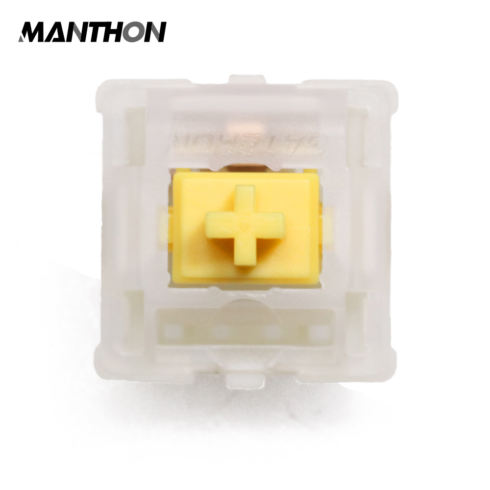 Gateron молочно-желтые переключатели 5pin RGB линейный переключатель для всех механических переключателей клавиатуры MX