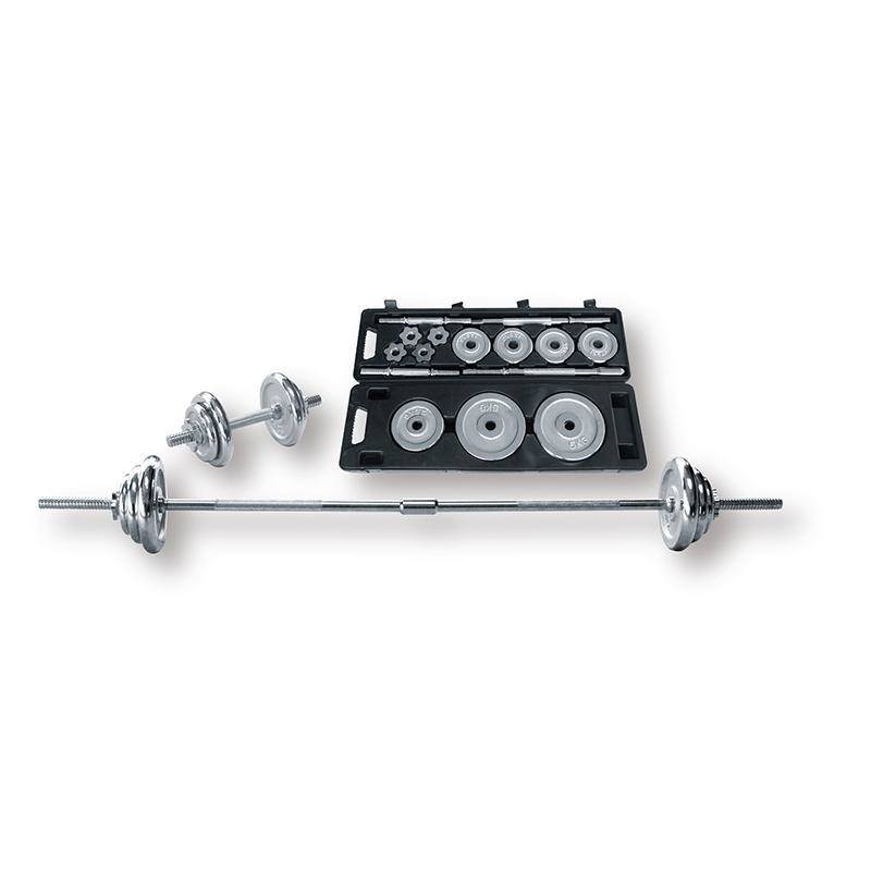 Customization Fitness Equipment Fixed 50KG Dumbbell Barbell Set For Sale