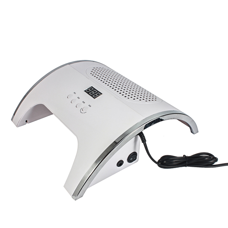 2-in-1 Nail Art Machine 80w High Power Nail Dust Collector and Nail Lamp Multifunctional Manicure Machine