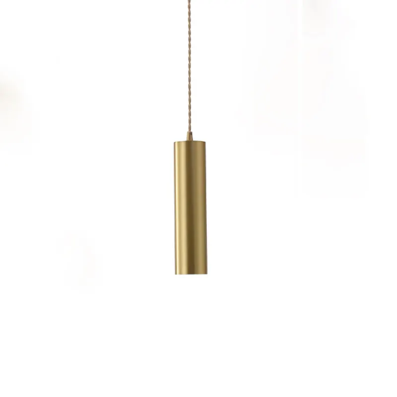 Indoor Chandelier Light Brushed Brass Pendant Lighting Gold Mid Century Modern Style Lighting Fixture