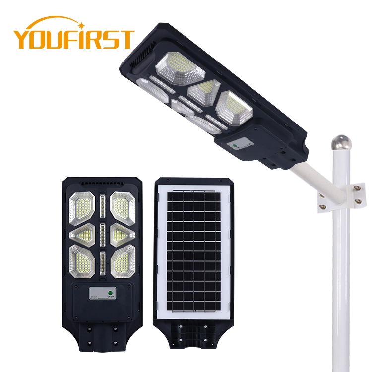 Energy Saving Ip65 Waterproof Abs Outdoor 120w 150w Integrated All In One Solar Led Road Light