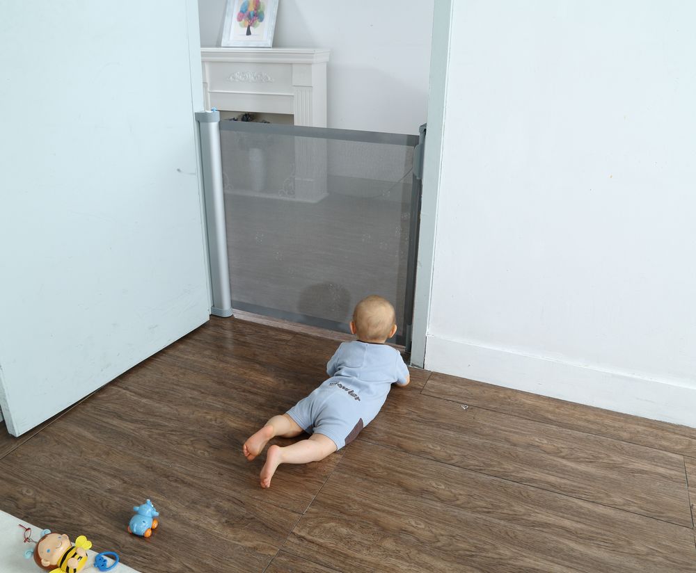 CE Certified Hot sale safe and convenient telescopic baby guardrail