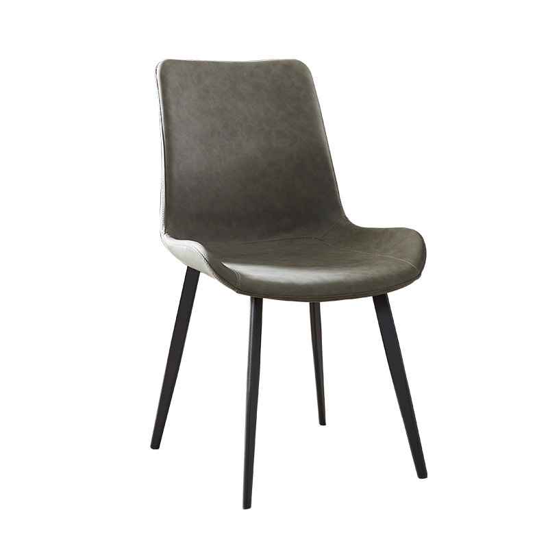 Hot Selling Family Modern Simple Style Design Chair Nordic Modern Restaurant Luxury Leather Dining Chairs