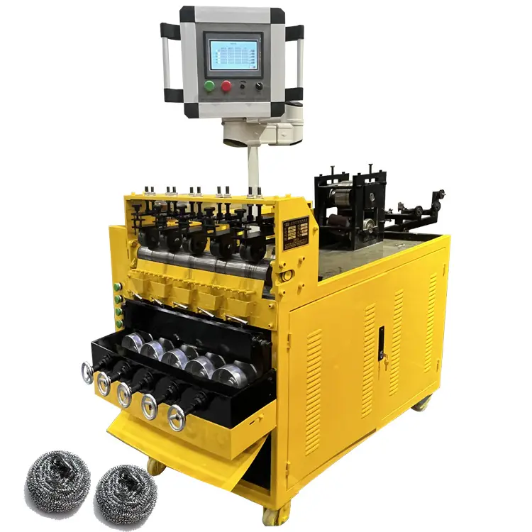 Best Selling Products Stainless Steel Wire Scourer Ball Making Machine  For Sale