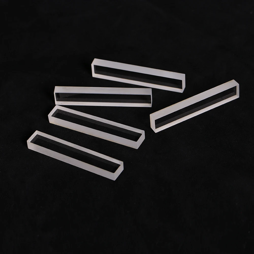 High Transmittance Optical Quartz Glass Square Rod Lens