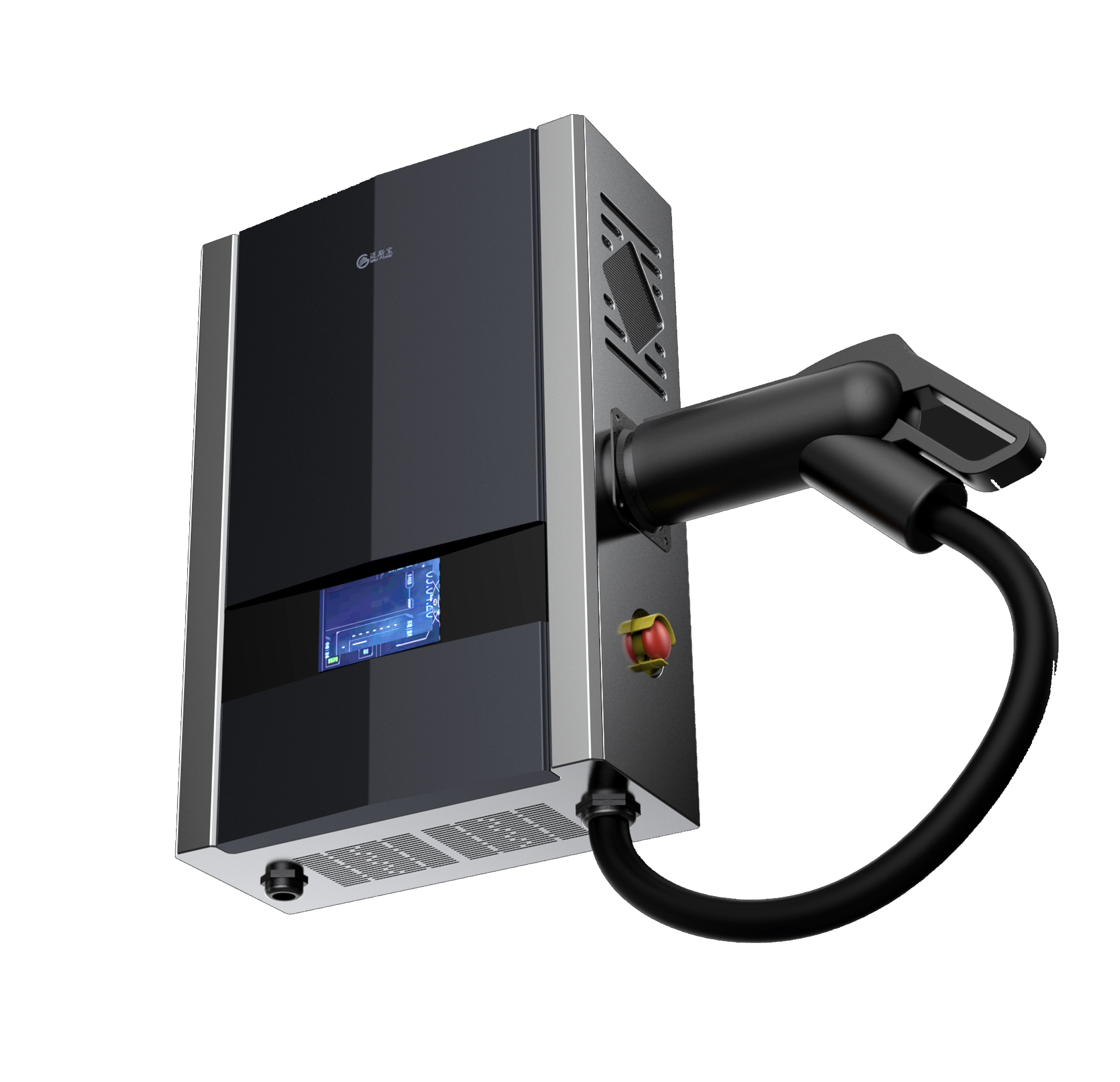 IEC 62196 Тип 2 Зарядка автомобиля Открытый ev 7 кВт dc зарядное устройство wallbox