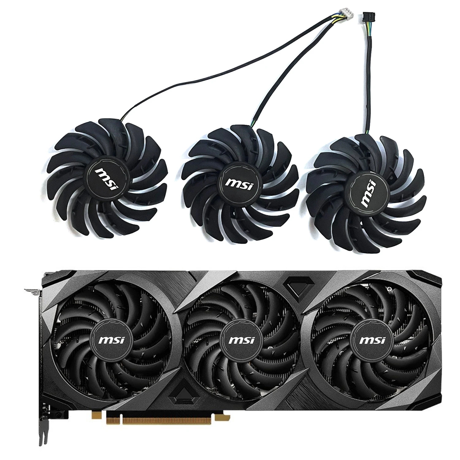 85 мм 4pin PLD09210S12HH 85 мм RTX3080 кулер MSI Geforce RTX 3060 Ti 3070 3080 3090 Ventus 3X игровая видеокарта вентилятор