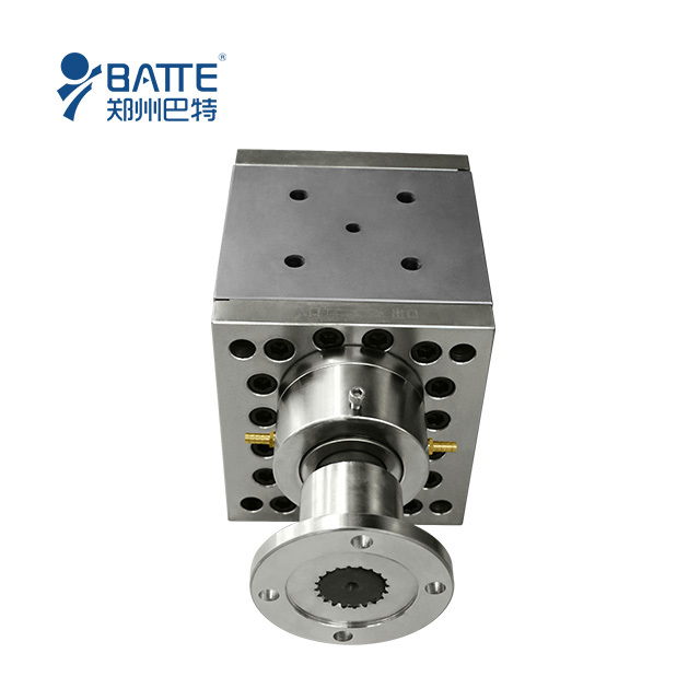 plastic recycling machine polymer melt gear pump