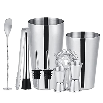 2025 Latest Design Bar Tool Set Steel Finish for Hotel and Party Use for Wine Wedding Occasions Made from Metal