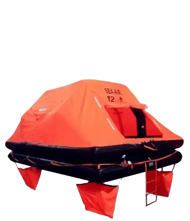 Rubber IMPA 331503 SOLAS Certified Throw-overboard Inflatable Liferaft For 6, 10, 12, 15, 16,20,25,30,35 Person