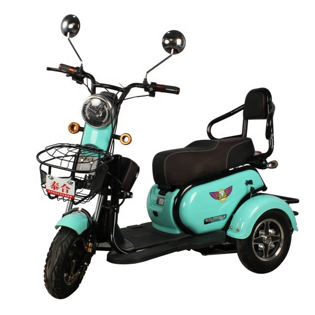 Thailand home use most popular hot selling three seats baby seat electric tricycles three wheels biycles