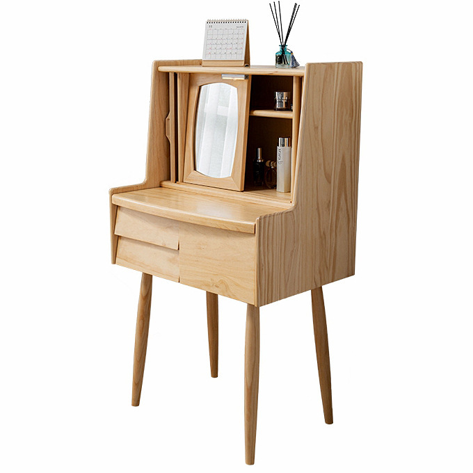 Tocador Small European Dresser Table Cabinet Bedroom Luxurious Mirrored Make Up Dressing Table Storage With Drawers ST1009KL