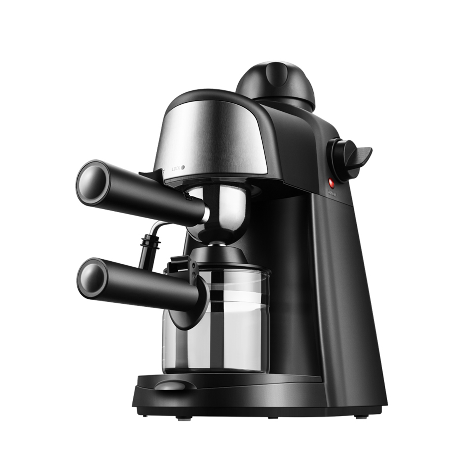 Hot selling commercial coffee machine, steam milk foam, small mini semi-automatic