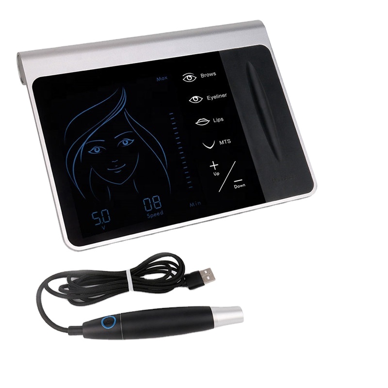 Wireless Full Touch Screen Permanent Makeup Machine Microblading Eyebrow Embroidery Digital Tattoo With Micro Needle