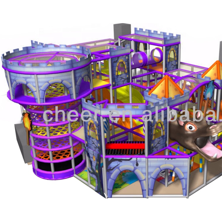 Cheer Amusement Castle themed indoor playground equipment amusement dream park with slide