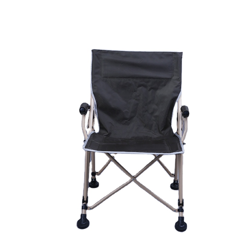 Outdoor portable folding reclining beach chair, essential for camping