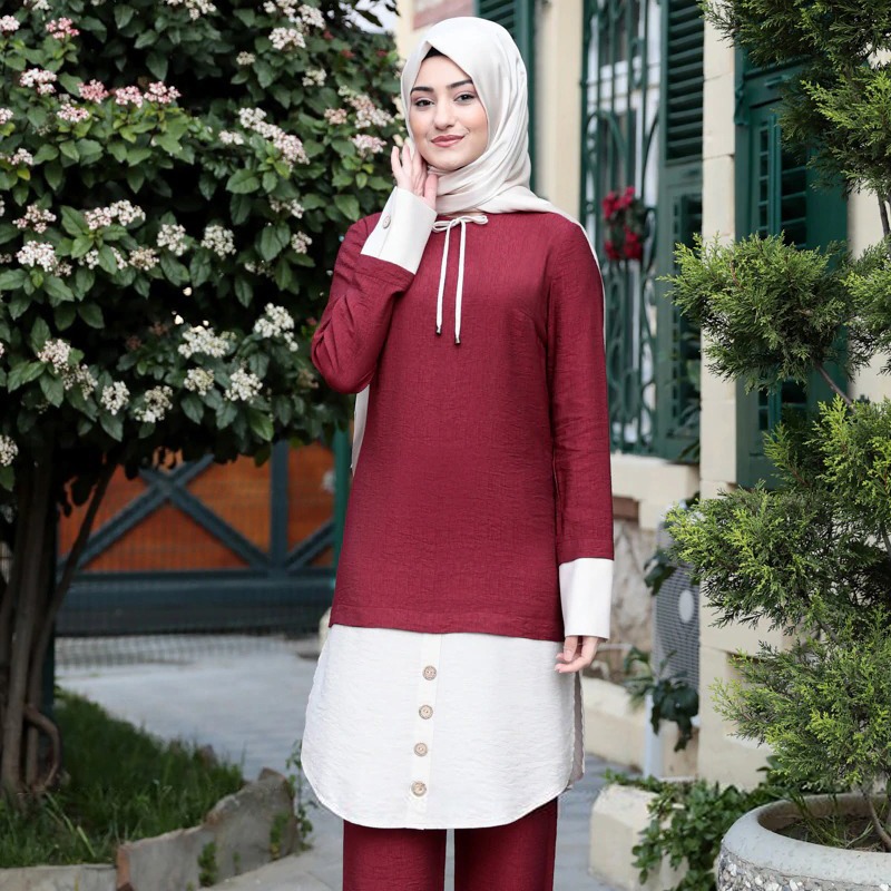 Multi Color womens muslim duby abaya Dress fashion set With Pant Muslim ladies suit islamic clothing