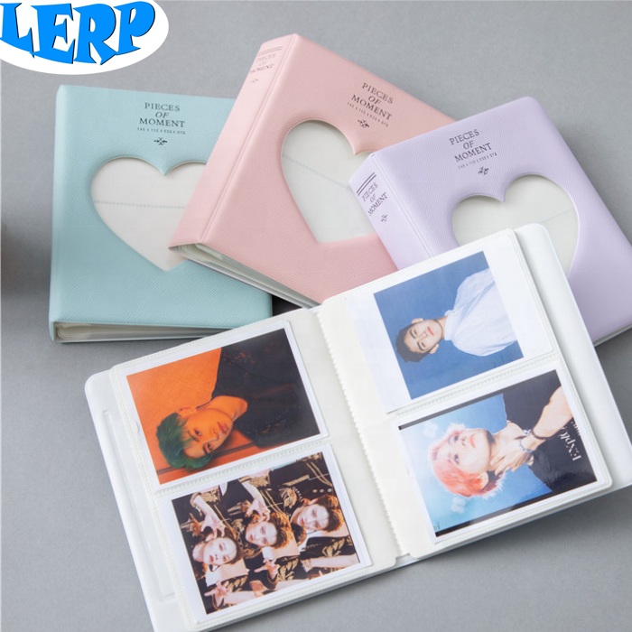 Lerp и новый дизайн, окно, фотоальбом, 3 дюйма, 64 кармана, ПВХ Мини Фотоальбом